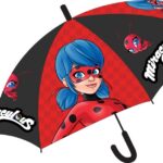 Ημιαυτόματη παιδική ομπρέλα Miraculous Ladybug 74 εκ.