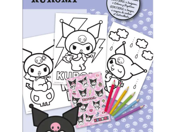 Σετ ζωγραφικής Kuromi με αυτοκόλλητα