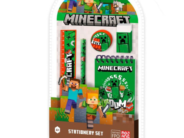 Σετ χαρτικών Minecraft Boom 5 τεμαχίων