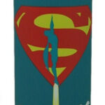 Superman Launch soft-touch μπουκάλι, αθλητικό μπουκάλι 700 ml