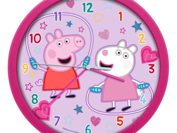 Ρολόι τοίχου Peppa Pig 25 εκ.