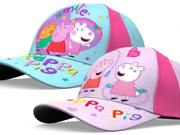 Παιδικό καπέλο μπέιζμπολ Peppa Pig Smile 52-54 εκ.