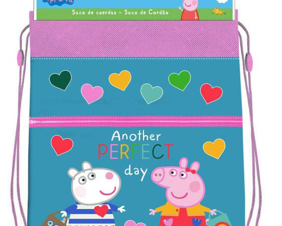 Αθλητική τσάντα Peppa Pig, σάκος γυμναστηρίου 42 εκ.