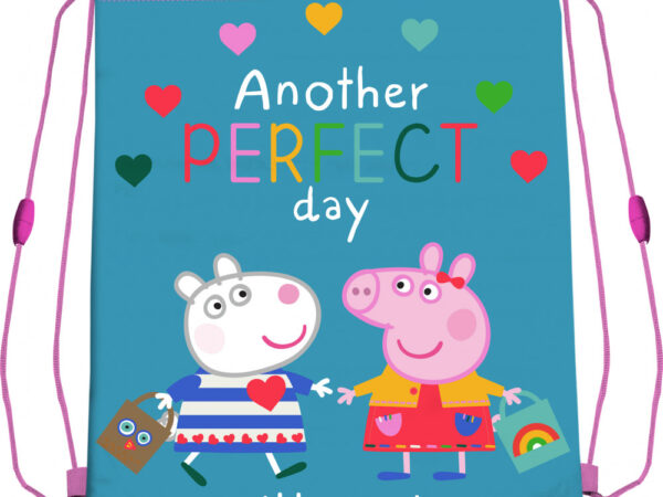 Αθλητική τσάντα Peppa Pig, σάκος γυμναστηρίου 40 εκ.