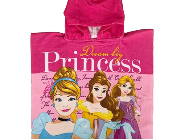 Πόντσο πετσέτας θαλάσσης Disney Princess Dream 50x100 εκ. (Γρήγορο στέγνωμα)