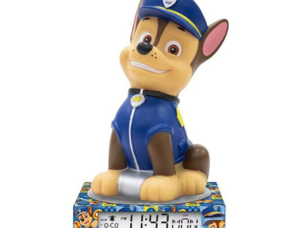Paw Patrol 3D Νυχτερινό Φως και Ξυπνητήρι