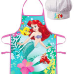 Παιδική ποδιά Disney Princess Curious Ariel σετ 2 τεμαχίων