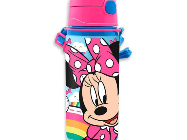 Μπουκάλι αλουμινίου Disney Minnie με γάντζο 600 ml