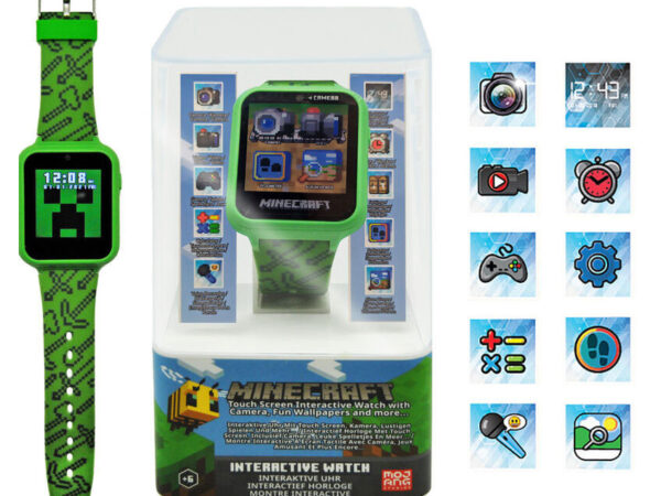 Διαδραστικό ρολόι Minecraft Green