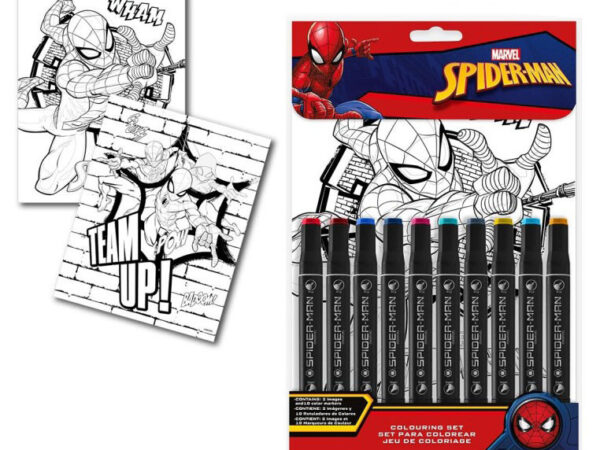 Βιβλίο ζωγραφικής Spiderman Web με αριθμούς