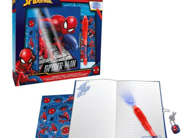 Ημερολόγιο τοίχου Spiderman + σετ μαγικού στυλό