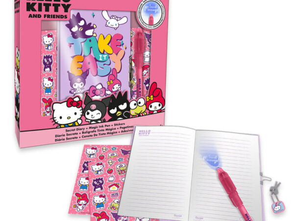 Ημερολόγιο Hello Kitty Friends + σετ μαγικού στυλό