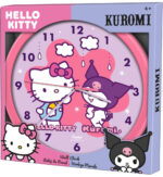 Ρολόι τοίχου Hello Kitty Kuromi 25 εκ. - Image 2