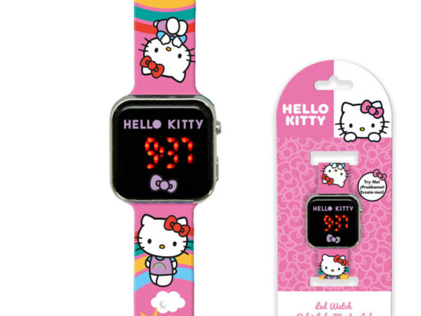 Ψηφιακό ρολόι LED Hello Kitty Rainbow