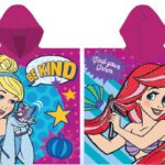 Πόντσο πετσέτας θαλάσσης Disney Princess Story 55x110 εκ. (Γρήγορο στέγνωμα)