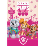 Κουβέρτα fleece Paw Patrol Boss Pups 100x150cm