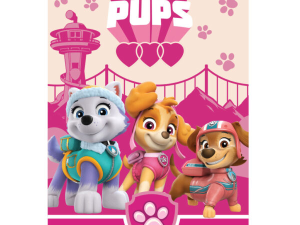 Κουβέρτα fleece Paw Patrol Boss Pups 100x150cm