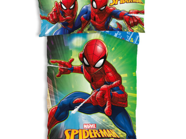 Παιδικό κάλυμμα κλινοσκεπάσματος Spiderman City Lights 100-135 cm, 40-60 cm