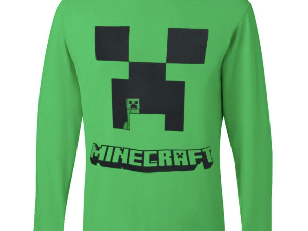 Παιδικό μπλουζάκι με μακριά μανίκια Minecraft, για παιδιά 6-12 ετών