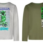 Παιδικό μπλουζάκι Minecraft με μακριά μανίκια, για ηλικίες 6-12 ετών