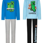 Μακριές πιτζάμες Minecraft TNT για παιδιά 6-12 ετών