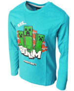 Παιδικό μπλουζάκι με μακριά μανίκια Minecraft Creeper, για 6-12 ετών - Image 3