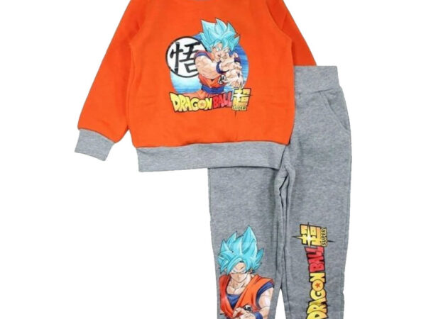 Παιδική φόρμα Dragon Ball Orange, σετ τζόκινγκ 3 - 8 ετών / 98 - 128 εκ.