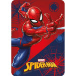 Κουβέρτα fleece Spiderman Strike 100x140εκ.