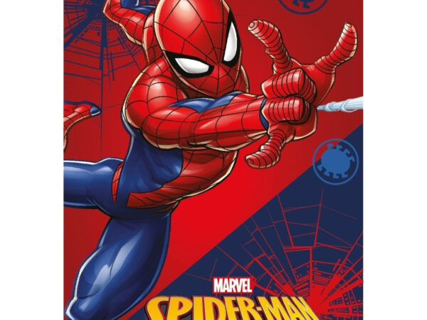 Κουβέρτα fleece Spiderman Strike 100x140εκ.