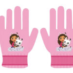 Παιδικά γάντια Gabby's Dollhouse σε ανοιχτό ροζ χρώμα