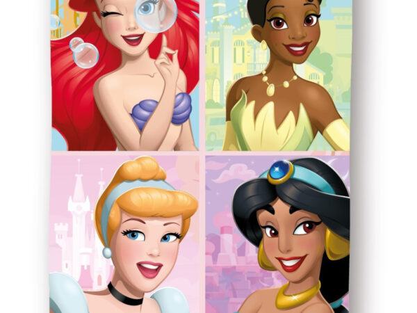 Πετσέτα μπάνιου Disney Princess Magic, πετσέτα θαλάσσης 70x140cm (Γρήγορο στέγνωμα)