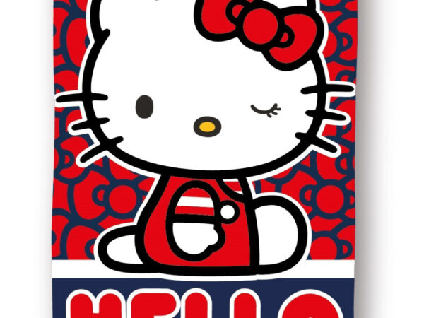 Πετσέτα μπάνιου Hello Kitty Cutie Style, πετσέτα θαλάσσης 70x140cm (Γρήγορο στέγνωμα)