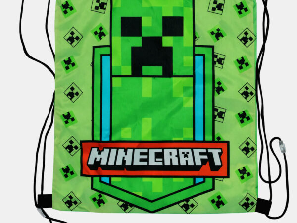 Αθλητική τσάντα Minecraft Green Zone, σάκος γυμναστικής 40 εκ.