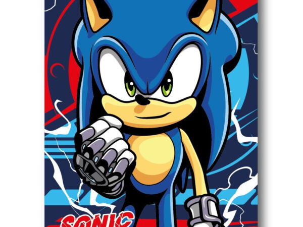 Κουβέρτα Sonic the Hedgehog Energy Throw από φλις 100x140εκ.