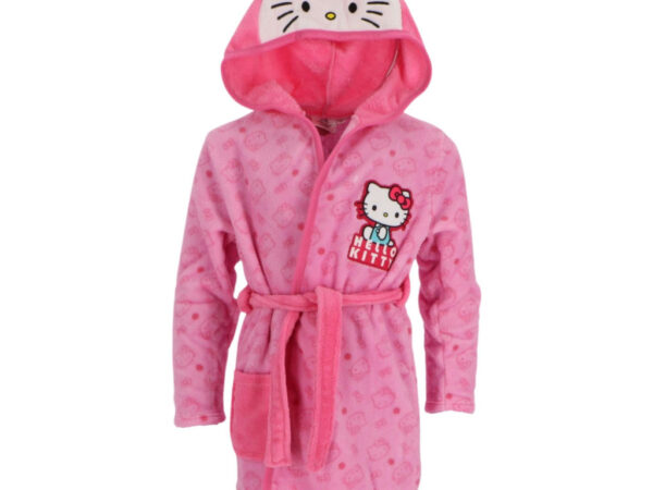 Παιδικό μπουρνούζι Hello Kitty Pinky 3 - 10 ετών / 98 - 140 εκ.
