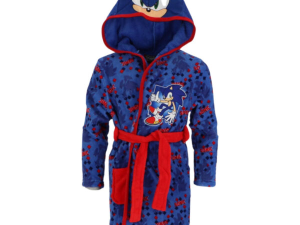 Παιδικό μπουρνούζι Sonic the Hedgehog Cool 3 - 10 ετών / 98 - 140 εκ.