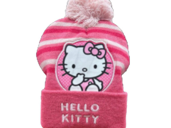 Παιδικό σκουφάκι Hello Kitty σκούρο ροζ