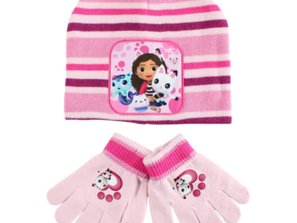 Σετ παιδικού καπέλου και γαντιού Gabby's Dollhouse Cuddle Paws