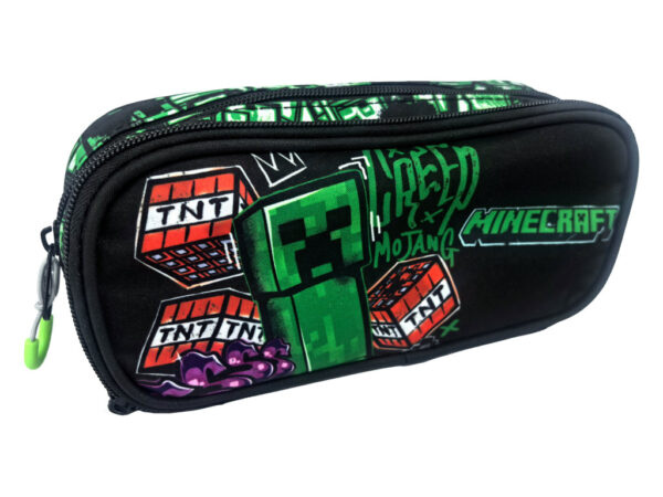 Κασετίνα Minecraft Metro Art με 2 θήκες, 23,5 εκ.
