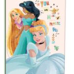 Τετράδιο με γραμμές Disney Princess Made of Magic B/5, 40 φύλλα