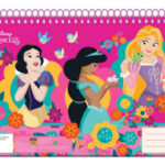 Μπλοκ σχεδίασης Disney Princess Spring A/4 με σπιράλ, 30 σελίδες
