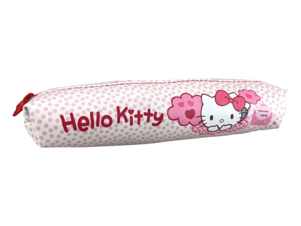 Μπομπονιέρα Hello Kitty σε μπεζ σχήμα καρδιάς 21 εκ.