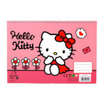 Μπλοκ σχεδίασης Hello Kitty Sweetheart A/4 με σπιράλ και 40 φύλλα και αυτοκόλλητα - Image 2