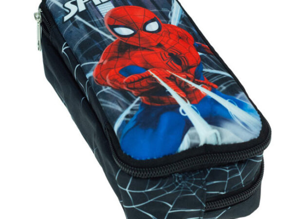 Κασετίνα μολυβιών Spiderman Dongled 2 θέσεων 26 εκ.