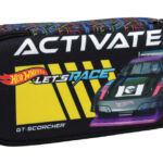 Κασετίνα μολυβιών Hot Wheels Activate 2 θέσεων 26 εκ.