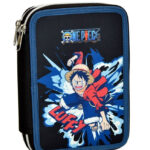 Κασετίνα μολυβιών 2 επιπέδων με γέμισμα One Piece Luffy