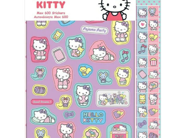 Σετ αυτοκόλλητων Hello Kitty Sweet 600 τεμαχίων