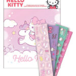 Άλμπουμ με αυτοκόλλητα Hello Kitty Unicorn με 50 αυτοκόλλητα