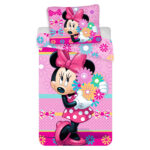 Σετ κλινοσκεπασμάτων Disney Minnie Bouquet 140-200 εκ., 70-90 εκ.