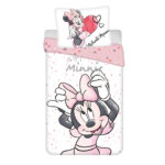Σετ κλινοσκεπασμάτων Disney Minnie White 140-200 εκ., 70-90 εκ.